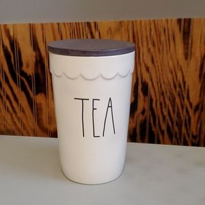 Rae Dunn TEA canister NWT